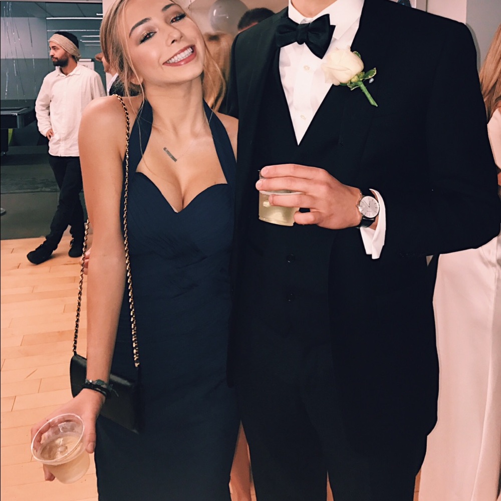 Navy Prom Dress